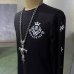 画像14: Large Skull On 2Skulls Hammer Cross Double Face Dagger With 2Panthers Small Oval Chain Necklace 