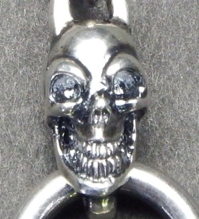画像5: 6Chain with quarter skull & quarter T-bar necklace