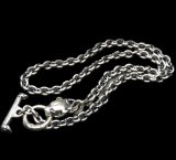 6Chain with quarter panther & quarter T-bar necklace