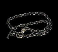 7Chain With quarter panther & quarter T-bar necklace