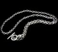 3.9Chain with 1/8 skull & 1/16 Classic T-bar Necklace