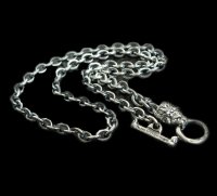 6Chain With 1/8 Lion & 1/8 T-bar Necklace