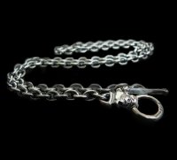 6Chain With 1/8 Bulldog & 1/8 T-bar Necklace