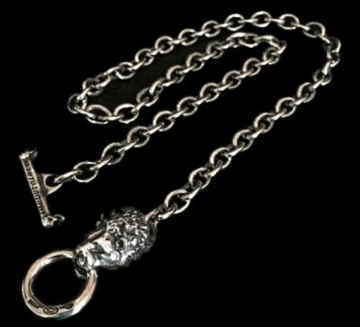画像1: Half lion with O-ring & 7chain necklace