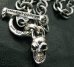 画像2: Half skull with O-ring & 7chain necklace (2)