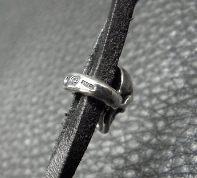 画像6: Skull Adjustable Leather Necklace