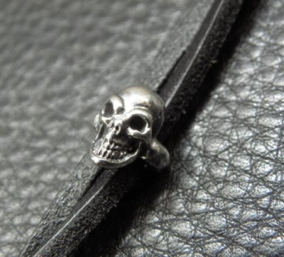 画像7: Skull Adjustable Leather Necklace