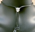 G&Crown Adjustable Leather Necklace