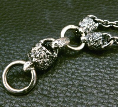 画像8: Half Lion & 2 Quarter Lions With 7 Chain Necklace