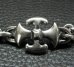 画像4: Large Skull On 2Skulls Hammer Double Face Dagger With 2Lions & Battle-Ax Small Oval Chain Links Necklace