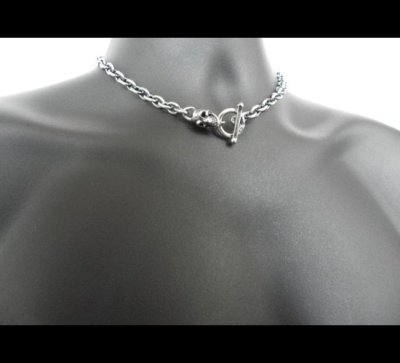 画像5: 7Chain With Half Skull & Quarter T-bar Necklace