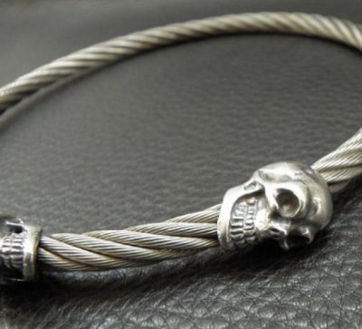 画像12: 4 Miracle Skulls Cable Wire Choker