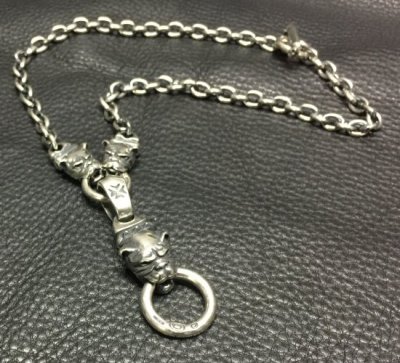 画像7: Old Bulldog With Half 2Bulldogs 7Chain Necklace
