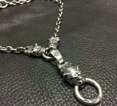 画像5: Old Bulldog With Half 2Bulldogs 7Chain Necklace