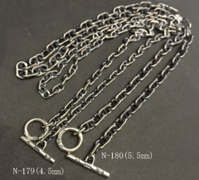 画像11: 4.5mm Marine Chain & 1/16 T-bar Necklace