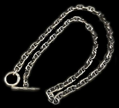 画像1: 5.5mm Marine Chain & 1/8 T-bar Necklace