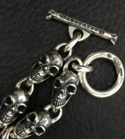 画像10: Single Skull With All Skull Links Necklace