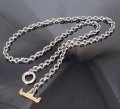 1/16 Size 10k Gold T-bar With 3.9Chain Necklace