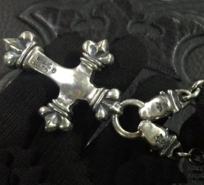 画像4: Half 4Heart Crown Cross With Half 2 Half Bulldogs & 7Chain Necklace