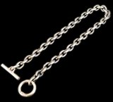 Small Oval Chain Links & T-bar Necklace