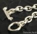 画像11: Small Oval Chain Links & T-bar Necklace
