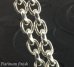 画像10: Small Oval Chain Links & T-bar Necklace