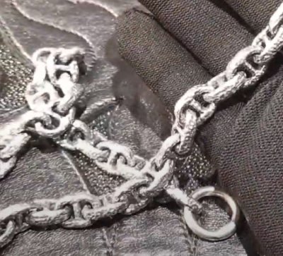 画像7: All Quarter Chiseled Anchor Links Necklace