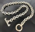 Hand Craft Chain & Half T-bar Necklace