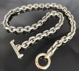 Hand Craft Chain & Half T-bar Necklace