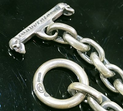 画像10: Half 3 Skulls On 4 Heart Crown Cross Double Face Dagger & Bulldogs Half Small Oval Chain Links Necklace