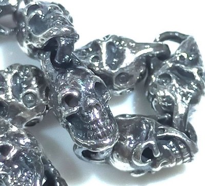 画像13: 1/32 All Skulls Link Necklace