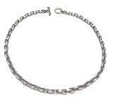 Quarter Small Oval Chain & Quarter T-bar Necklace