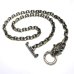 画像1: Half Old Bulldog With O-ring & 7chain necklace (1)