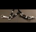 画像3: Quarter Bulldog & ２Quarter Skulls braid leather necklace (3)