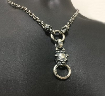 画像18: Half Old Bulldog With 2 Quarter Skulls & 6Chain Necklace