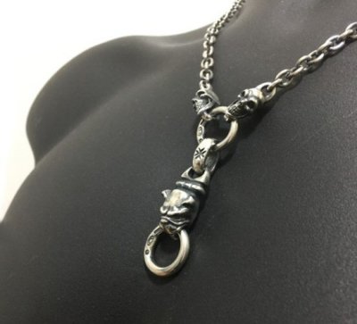 画像16: Half Old Bulldog With 2 Quarter Skulls & 6Chain Necklace