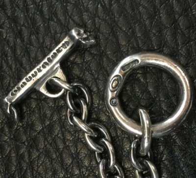 画像13: Half Old Bulldog With 2 Quarter Skulls & 6Chain Necklace