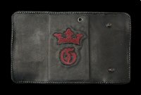 Stingray Traditional G&Crown Inlay Buffalo Long Wallet