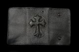 Frog Traditional Cross Inlay Buffalo Long Wallet