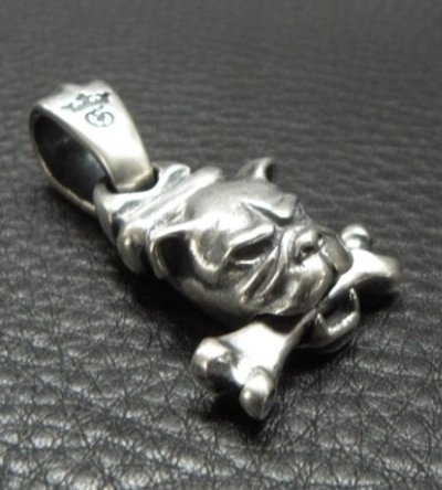 画像7: Bulldog With Bone Boat Chain Neck Pendant