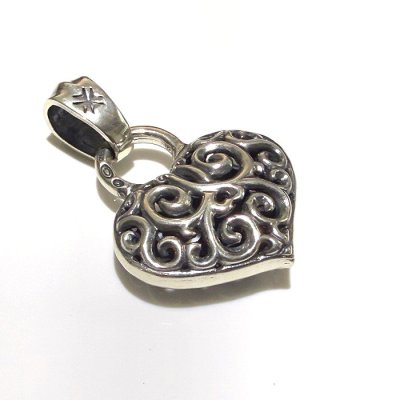 画像2: Both Side Small Heart Pendant