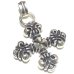 画像1: Gothic Cross With Chevron Bail Pendant (1)