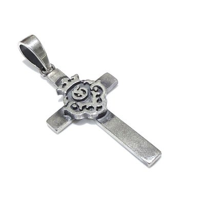 画像1: Atelier Mark On 1/16 Plain Cross Pendant