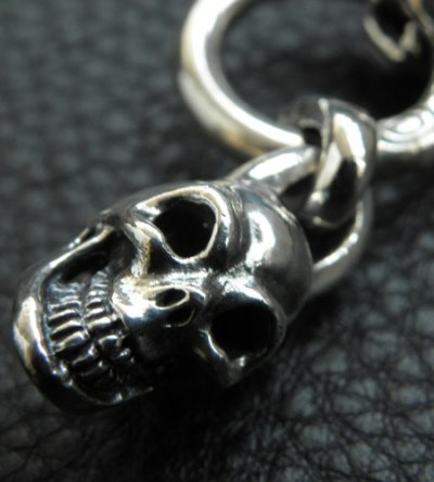 画像10: Bulldog With Single Skull Drop Pendant