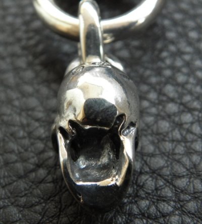 画像8: Bulldog With Single Skull Drop Pendant