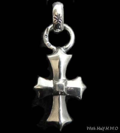 画像1: Asymmetry Gothic Cross Pendant