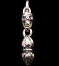 Single Skull With Noodle Pendant