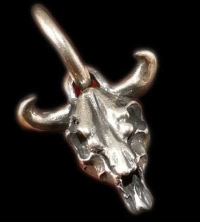 画像1: Buffalo Skull Pendant