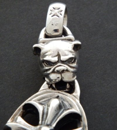 画像7: Bulldog & Cross Oval Pendant