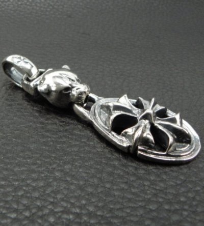 画像5: Panther & Cross Oval Pendant